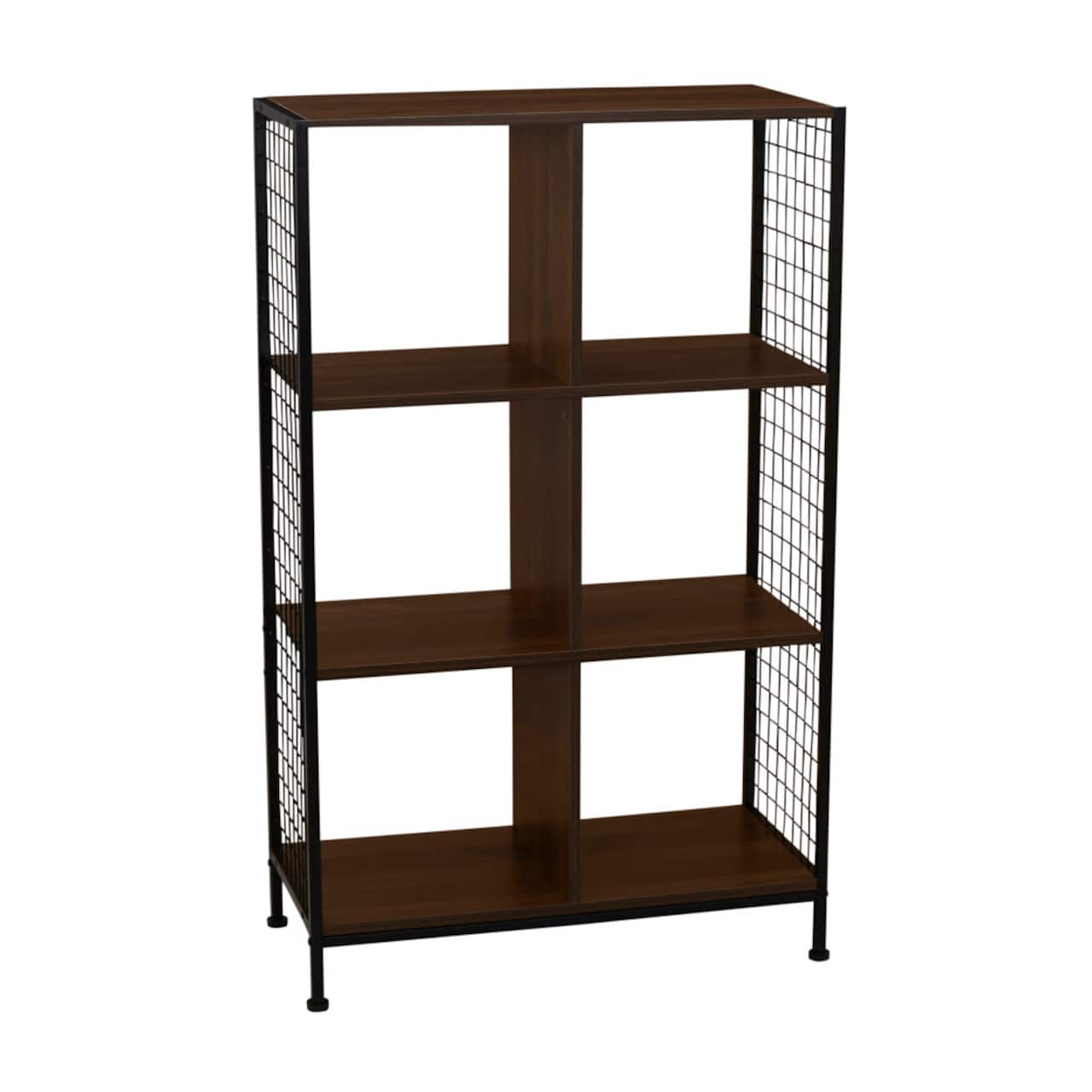 Household Essentials Trellis 6 Compartment Storage Bookshelf